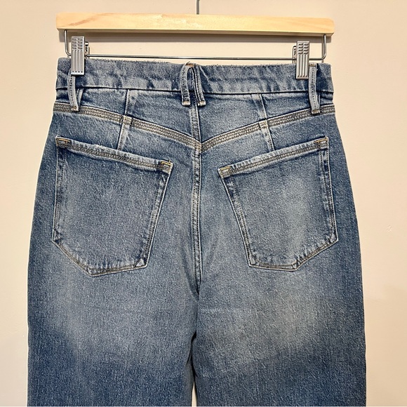 Good American Good '90S Wide Leg | Relaxed Crossover Jeans GNICOW384T Size 4/27 - Picture 9 of 16